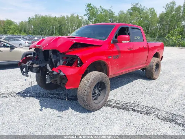 1C6RR7MT6JS250558 — 2018 RAM 1500 Sport, фото 2 с аукциона IAAI 29.09.2026, Передняя часть