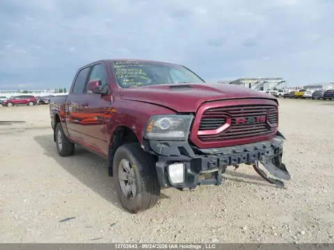 1C6RR7MT0JS212274 — 2018 RAM 1500 Sport, Передняя часть (Front), фото до ремонта