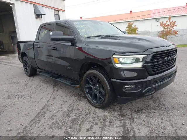 1C6SRFTT6NN421813 — 2022 RAM 1500 Sport, Repossession, фото до ремонта