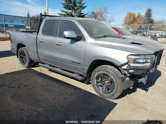 1C6SRFWT4NN107802 — 2022 RAM 1500 Sport, Передняя часть (Front), фото до ремонта