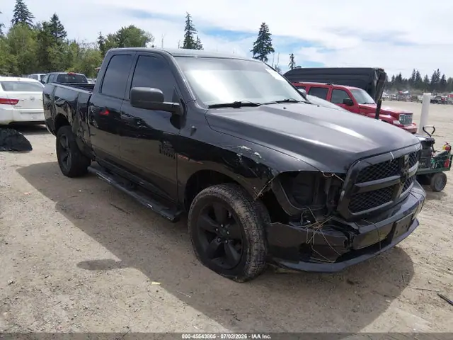 1C6RR7FT6JS165104 — 2018 RAM 1500 ST, Передняя часть справа (Right Front), фото до ремонта