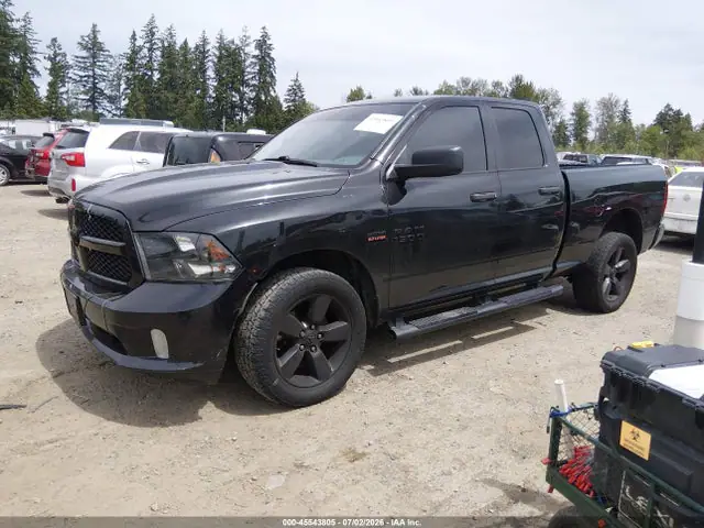1C6RR7FT6JS165104 — 2018 RAM 1500 ST, фото 2 с аукциона IAAI 14.10.2026, Передняя часть справа
