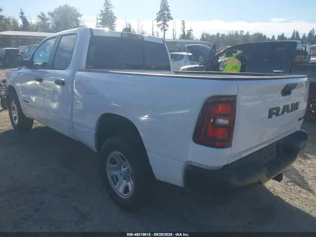 1C6RRFCG7SN547689 — 2025 RAM 1500 Tradesman 4X4 6'4 Box, фото 3 с аукциона IAAI 30.09.2026, Передняя часть