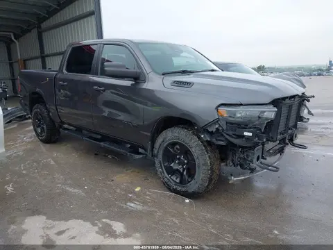 1C6SRFGP8SN660630 — 2025 RAM 1500 Warlock 4X4 5'7 Box, Передняя часть слева (Left Front), фото до ремонта