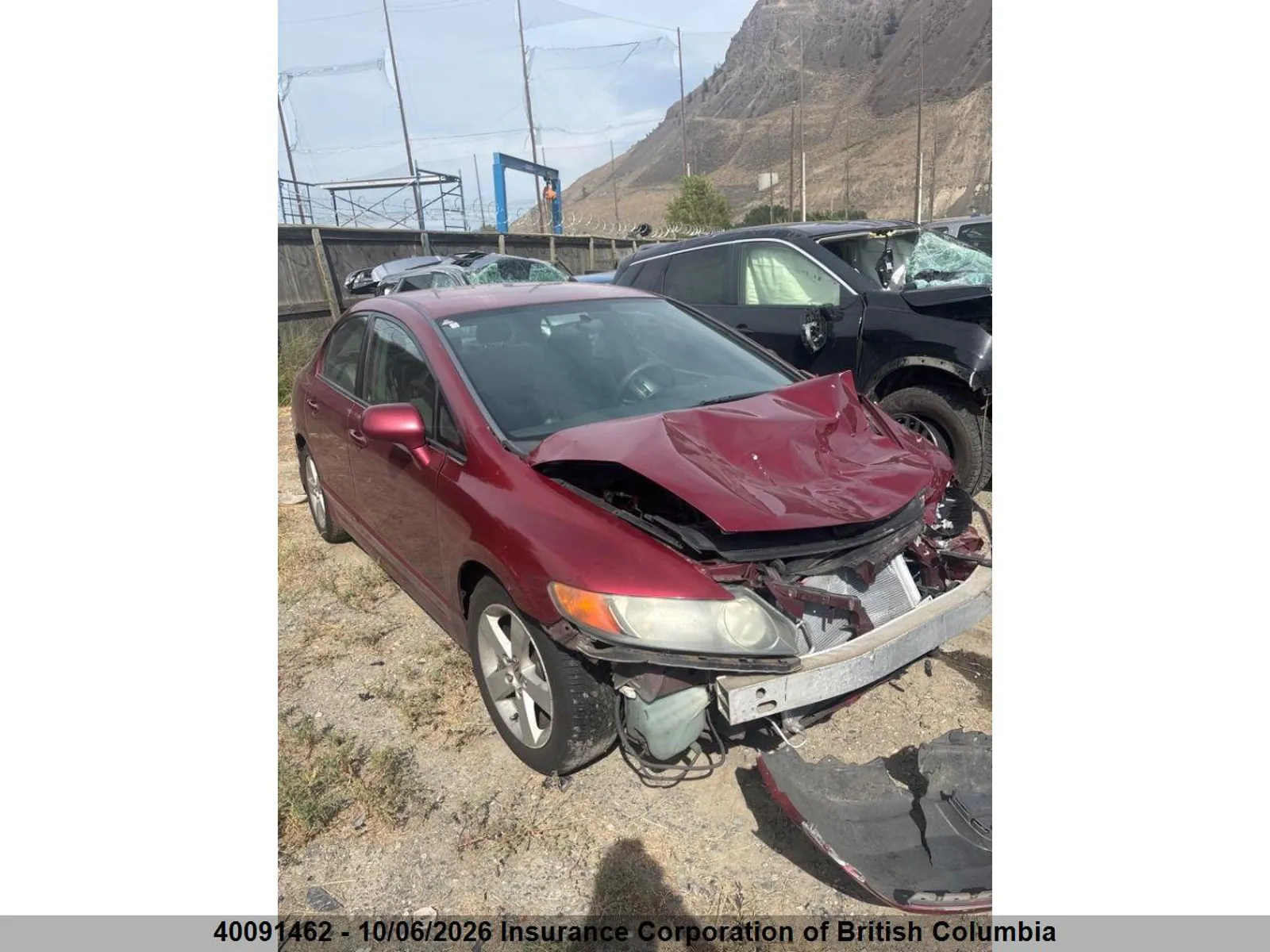 2007 Honda Civic VIN 2HGFA165X7H026242 фото 2