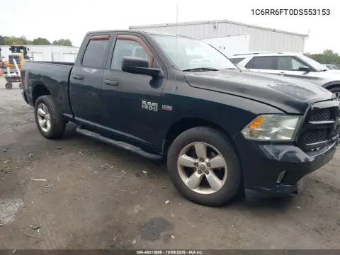 1C6RR6FT0DS553153 — 2013 RAM 1500, Передний левый, фото до ремонта