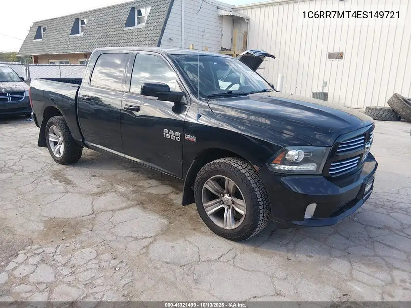 1C6RR7MT4ES149721 RAM 1500 2014 — повреждение Передняя часть, фото до ремонта
