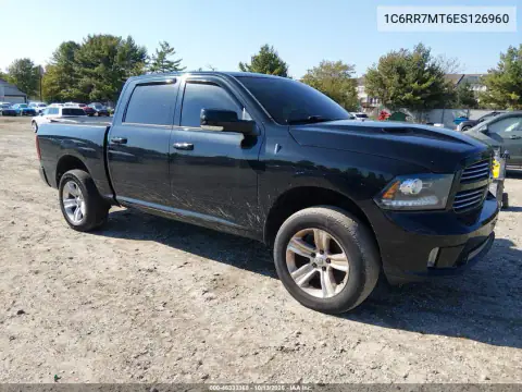 1C6RR7MT6ES126960 — 2014 RAM 1500, Наводнение, фото до ремонта