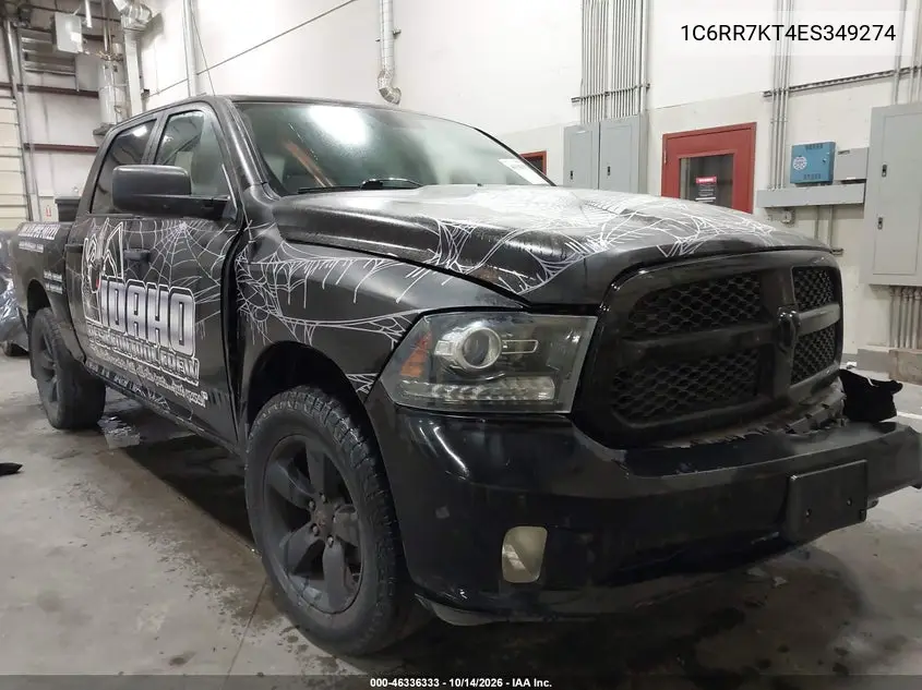 1C6RR7KT4ES349274 — 2014 RAM 1500, фото 2 с аукциона IAAI, Передняя часть
