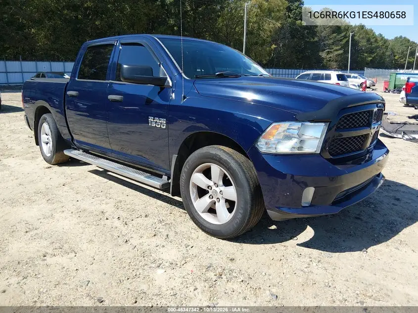 1C6RR6KG1ES480658 — 2014 RAM 1500, фото 2 с аукциона IAAI, Сзади слева