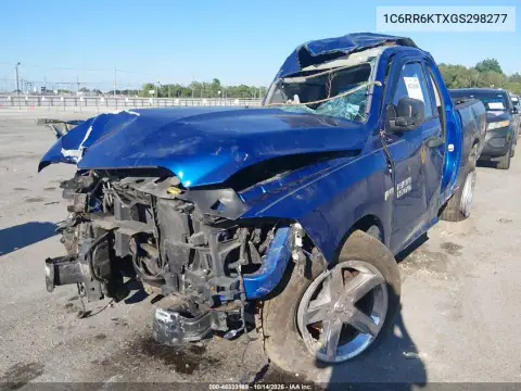 1C6RR6KTXGS298277 — 2016 RAM 1500, фото 2 с аукциона IAAI, Переворот
