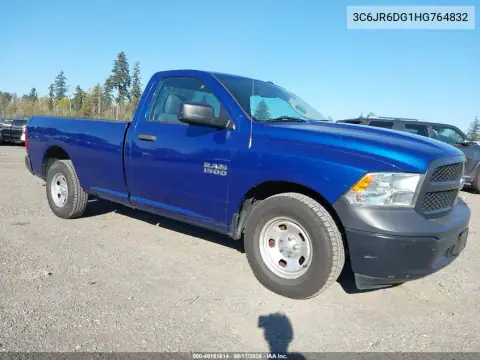 3C6JR6DG1HG764832 — 2017 RAM 1500, Естественный износ, фото до ремонта
