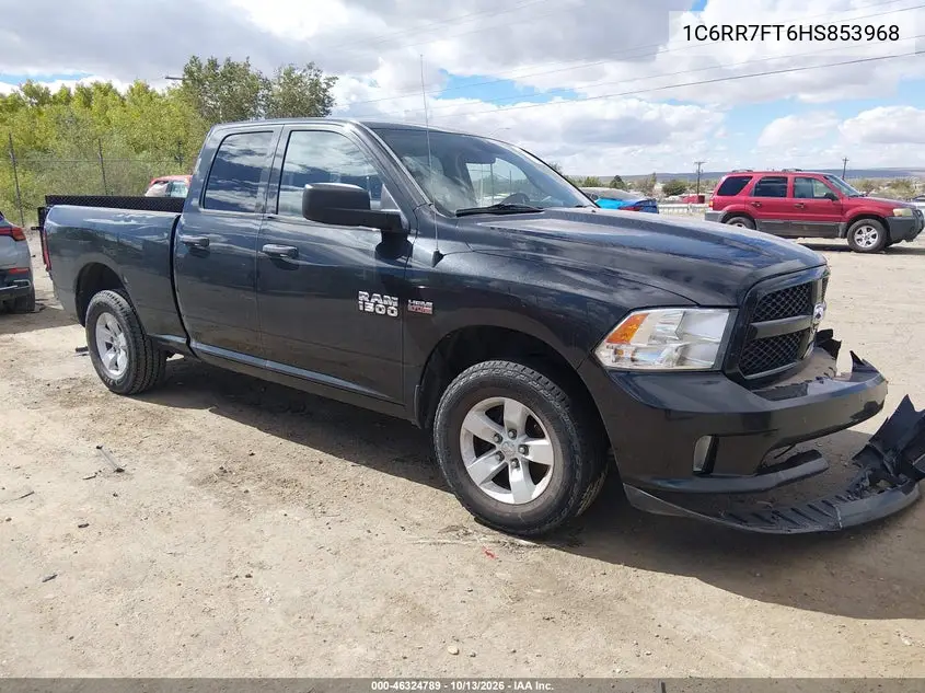 1C6RR7FT6HS853968 — 2017 RAM 1500, фото 2 с аукциона IAAI, Передняя часть