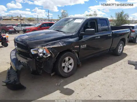 1C6RR7FT6HS853968 — 2017 RAM 1500, фото 3 с аукциона IAAI, Передняя часть