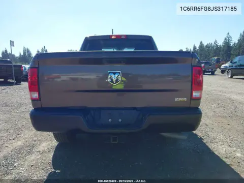 1C6RR6FG8JS317185 — 2018 RAM 1500, Естественный износ, фото до ремонта