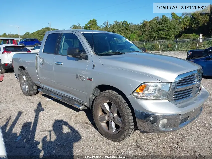 1C6RR7GT2JS120532 RAM 1500 2018 — повреждение Задняя часть, фото до ремонта