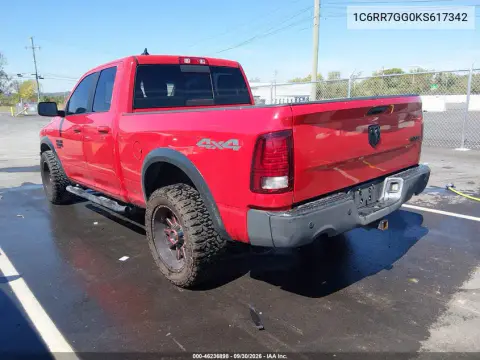 2019 Ram 1500 Classic Warlock 4X4 6'4 Box VIN 1C6RR7GG0KS617342 фото 4