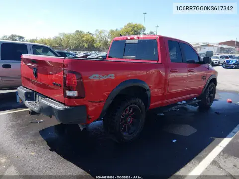 2019 Ram 1500 Classic Warlock 4X4 6'4 Box VIN 1C6RR7GG0KS617342 фото 5