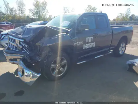 2019 Ram 1500 Classic Big Horn 4X4 6'4 Box VIN 1C6RR7GT7KS534259 фото 3