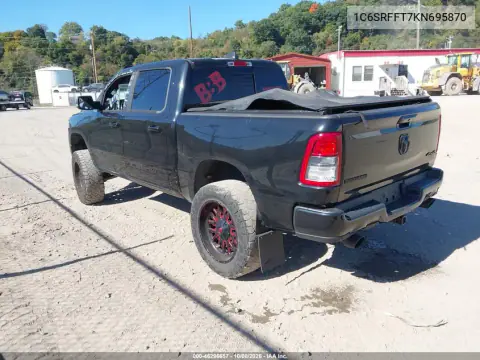 2019 Ram 1500 Big Horn/Lone Star 4X4 5'7 Box VIN 1C6SRFFT7KN695870 фото 4