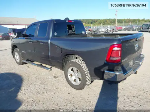 2019 Ram 1500 Big Horn/Lone Star 4X4 6'4 Box VIN 1C6SRFBT9KN636194 фото 4