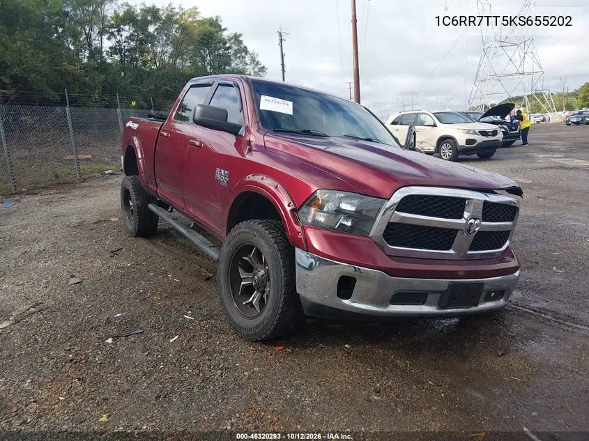 2019 Ram 1500 Classic Slt 4X4 6'4 Box VIN 1C6RR7TT5KS655202 фото 1