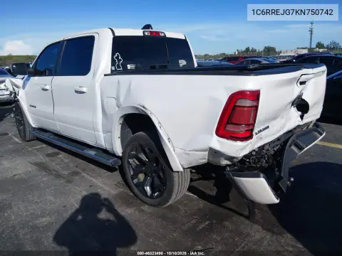2019 Ram 1500 Laramie 4X2 5'7 Box VIN 1C6RREJG7KN750742 фото 4