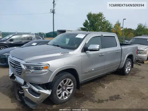2019 Ram 1500 Longhorn 4X2 5'7 Box VIN 1C6RREKT6KN509394 фото 3