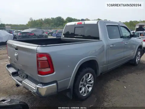 2019 Ram 1500 Longhorn 4X2 5'7 Box VIN 1C6RREKT6KN509394 фото 5
