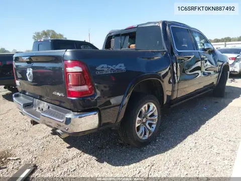 1C6SRFKT0KN887492 — 2019 RAM 1500, фото 5 с аукциона IAAI, Опрокидывание