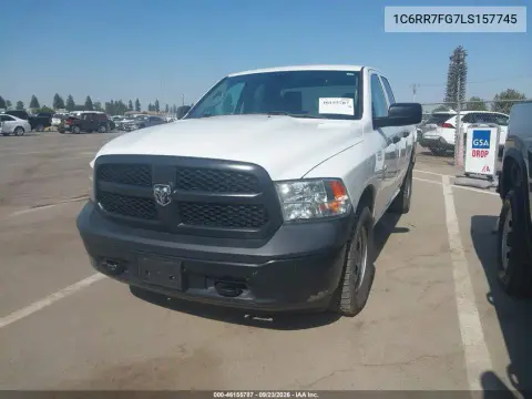 2020 Ram 1500 Classic Tradesman 4X4 6'4 Box VIN 1C6RR7FG7LS157745 фото 3