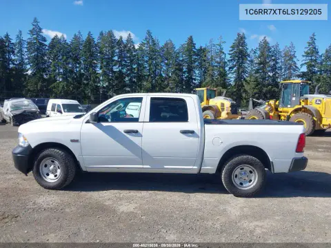 1C6RR7XT6LS129205 — 2020 RAM 1500, Естественный износ, фото до ремонта