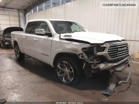 2020 Ram 1500 Laramie Longhorn 4X4 5'7 Box VIN 1C6SRFKM7LN249444 фото 1