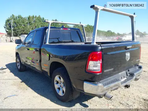 2020 Ram 1500 Big Horn 4X4 6'4 Box VIN 1C6SRFBT0LN138242 фото 3