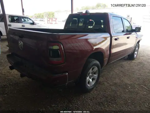1C6RREFT3LN129120 — 2020 RAM 1500, фото 5 с аукциона IAAI, Передняя часть