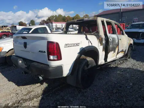 1C6RR7LT4LS104227 — 2020 RAM 1500, фото 4 с аукциона IAAI, Пожар