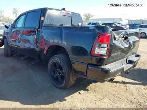 2021 Ram 1500 Big Horn 4X4 5'7 Box VIN 1C6SRFFT2MN506450 фото 3