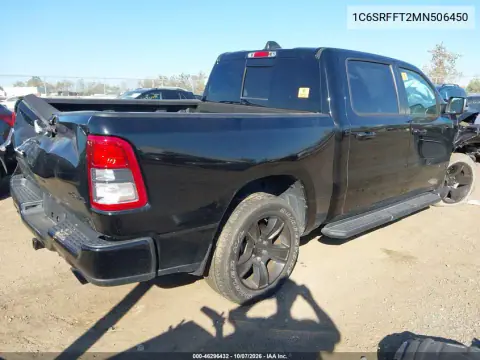 2021 Ram 1500 Big Horn 4X4 5'7 Box VIN 1C6SRFFT2MN506450 фото 4