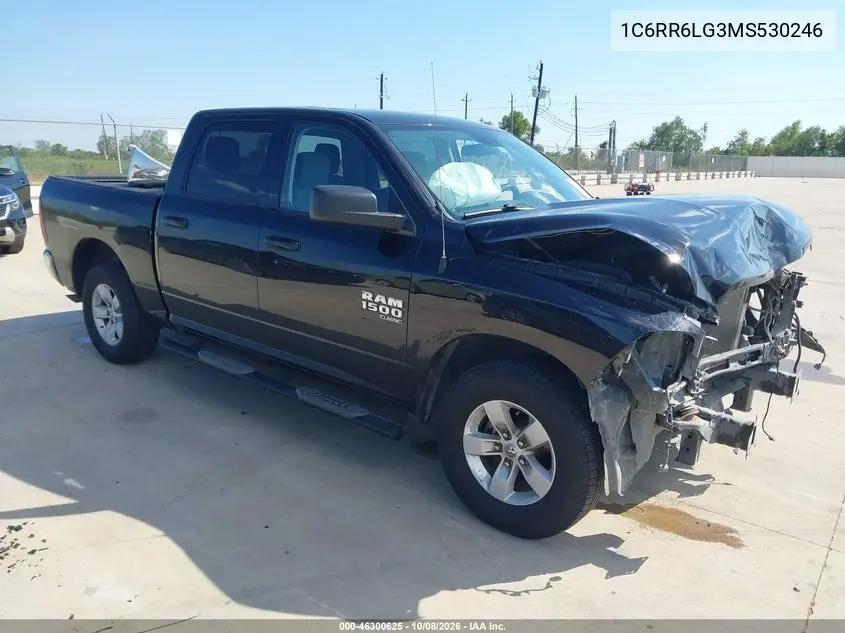 2021 Ram 1500 Classic Slt 4X2 5'7 Box VIN 1C6RR6LG3MS530246 фото 2
