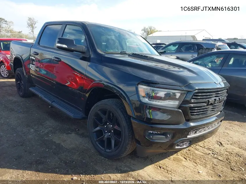 2021 Ram 1500 Laramie 4X4 5'7 Box VIN 1C6SRFJTXMN616301 фото 2