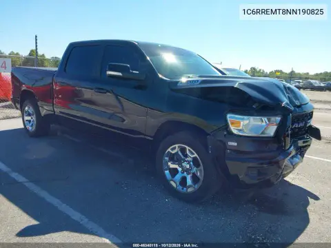 2022 Ram 1500 Big Horn 4X2 6'4 Box VIN 1C6RREMT8NN190825 фото 2