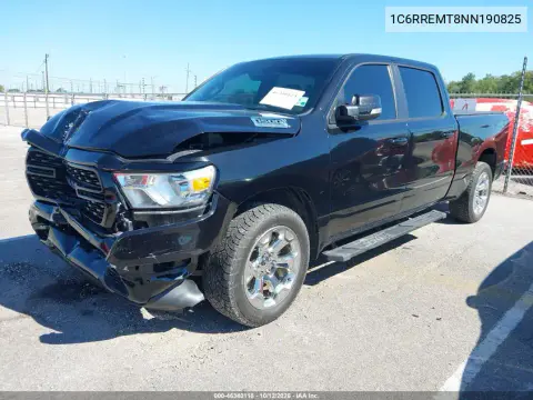 2022 Ram 1500 Big Horn 4X2 6'4 Box VIN 1C6RREMT8NN190825 фото 3