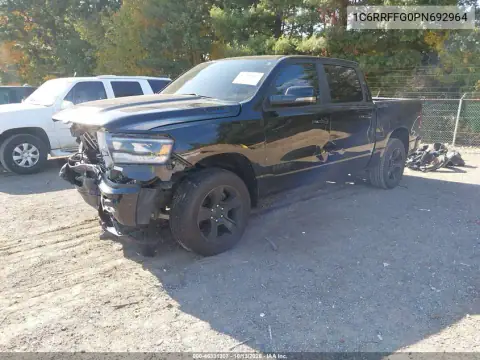 1C6RRFFG0PN692964 — 2023 RAM 1500, фото 3 с аукциона IAAI, Передняя часть