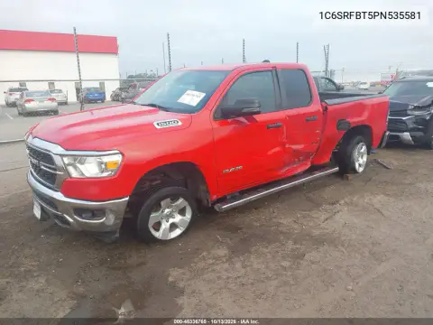 2023 Ram 1500 Big Horn 4X4 6'4 Box VIN 1C6SRFBT5PN535581 фото 3