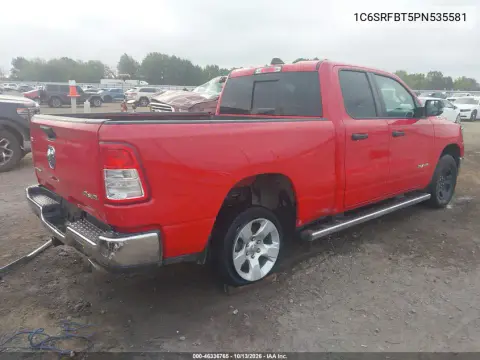 2023 Ram 1500 Big Horn 4X4 6'4 Box VIN 1C6SRFBT5PN535581 фото 5
