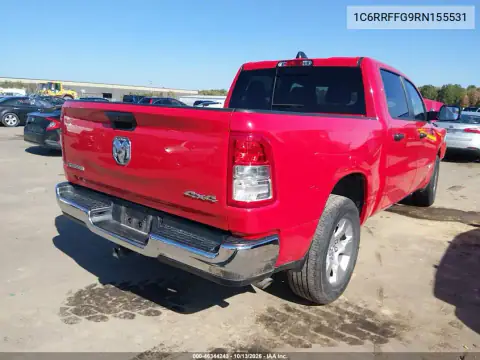 2024 Ram 1500 Big Horn 4X4 5'7 Box VIN 1C6RRFFG9RN155531 фото 4