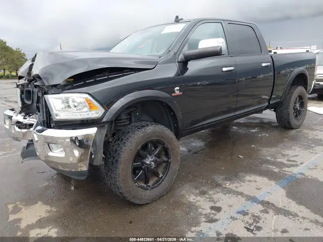 3C6UR5FL6GG317283 — 2016 RAM 2500 Laramie, фото 2 с аукциона IAAI 14.10.2026, Передняя часть