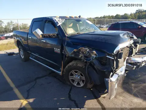 3C6UR5FL3DG591018 — 2013 RAM 2500, Повреждения со всех сторон, фото до ремонта