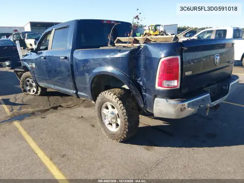 2013 Ram 2500 Laramie VIN 3C6UR5FL3DG591018 фото 3