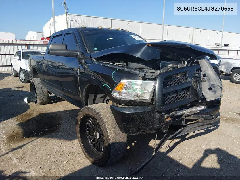 3C6UR5CL4JG270668 — 2018 RAM 2500, фото 2 с аукциона IAAI, Повреждения со всех сторон